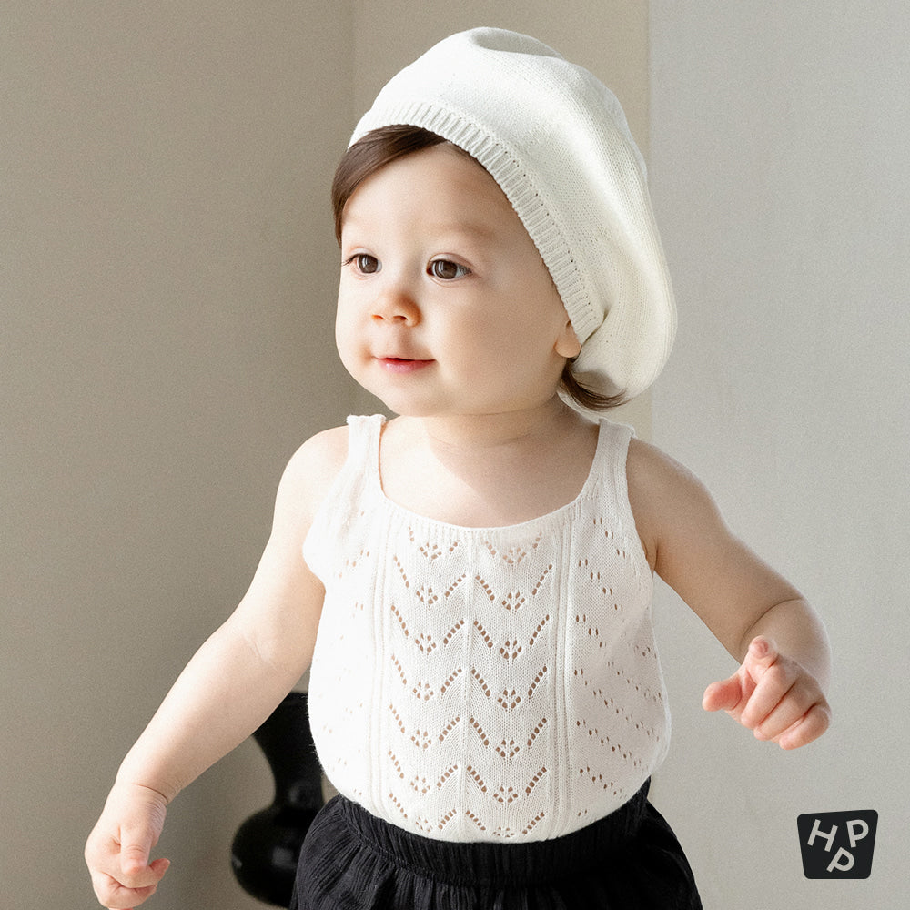 Betty knit baby sleeveless t-shirt