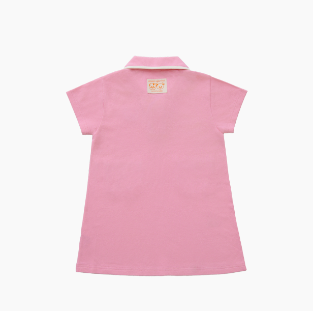 Shine Collar Dress Pink