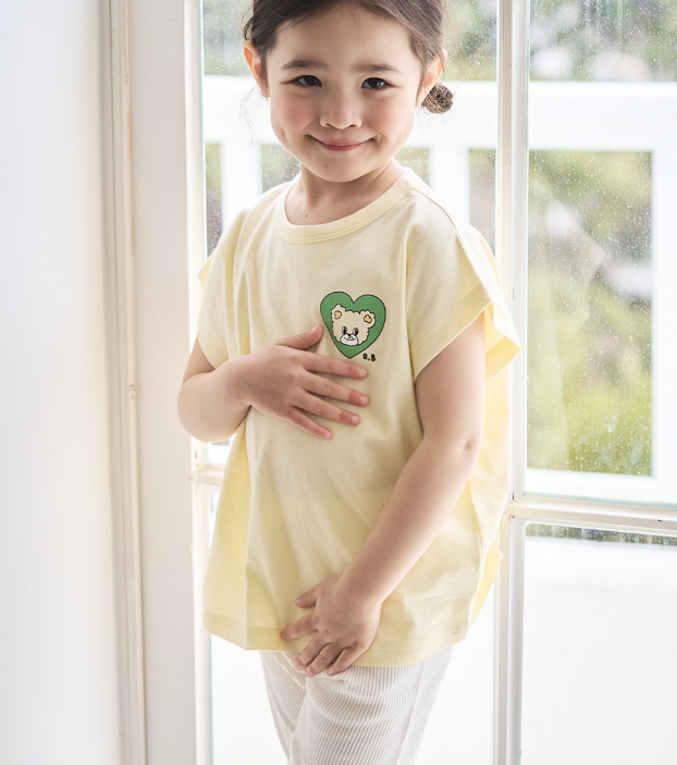Shine Cap-sleeved T-shirt