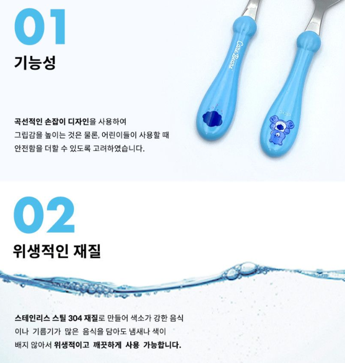 Carebears Spoon Fork Set