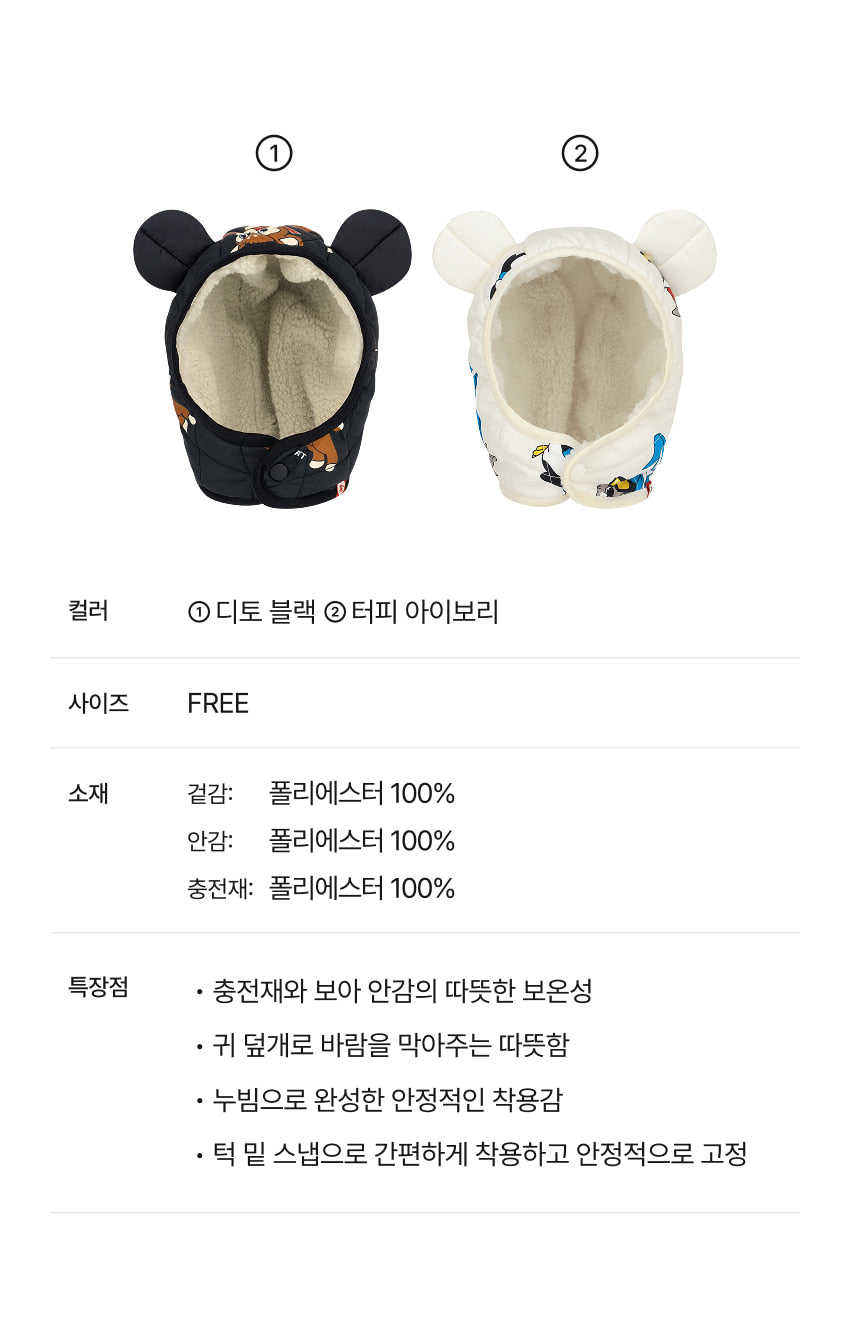 Polyester Digital Print Earflap Hat