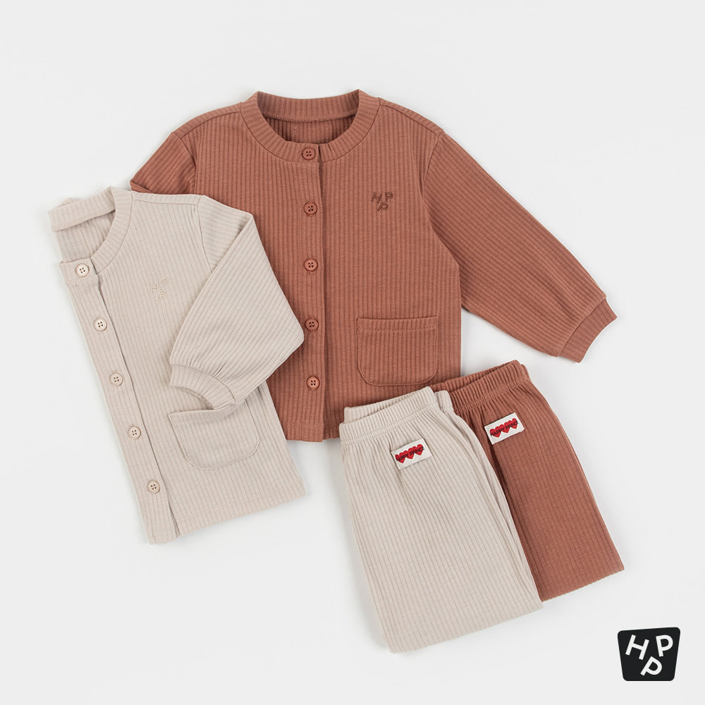 Bainy cardigan baby set-up