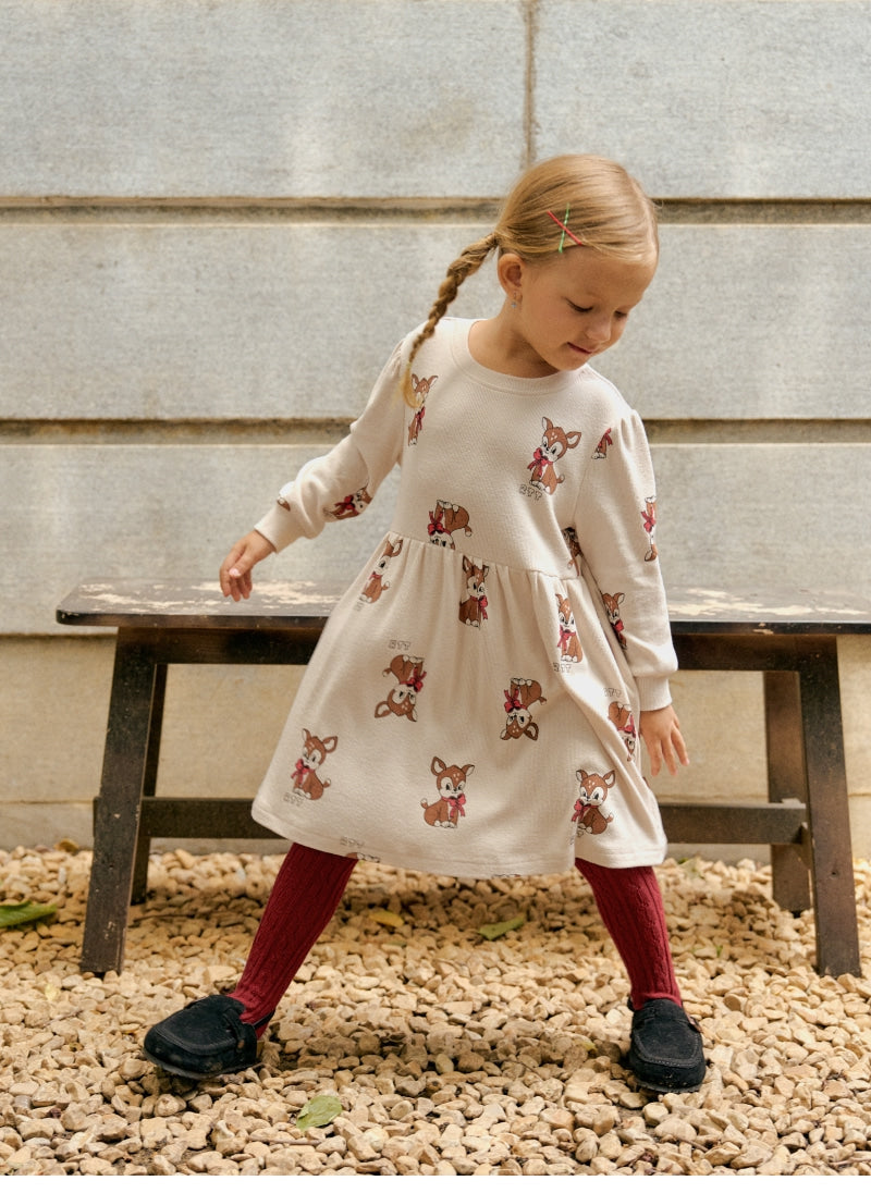 Festival Dress Beige