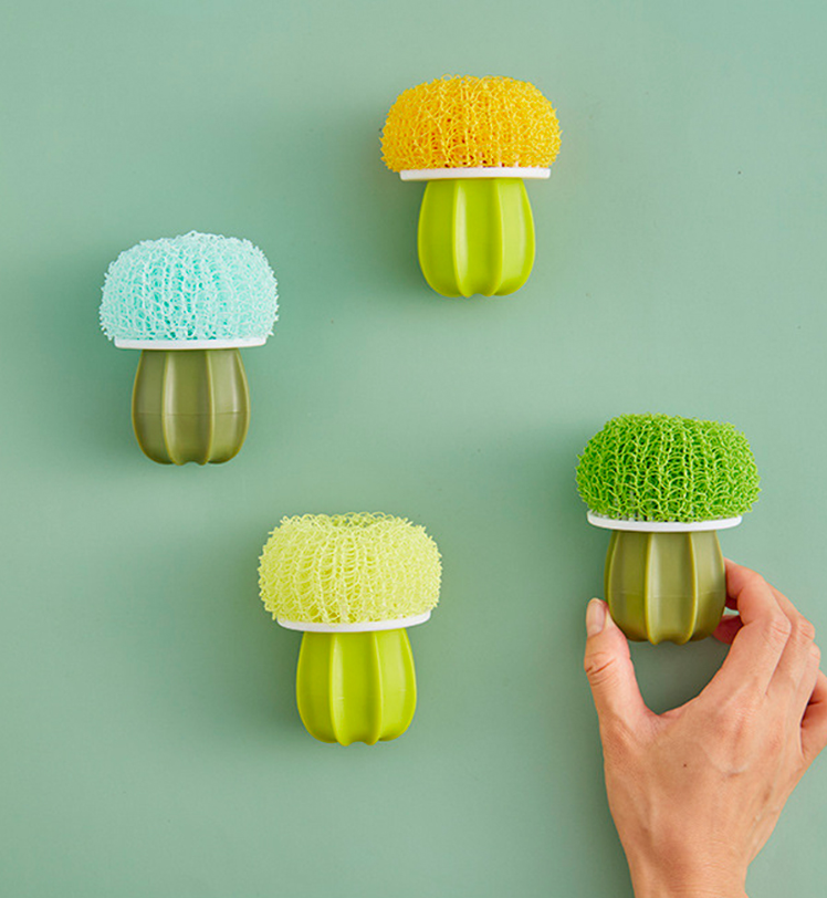Cactus Dish Scrubber _ color random