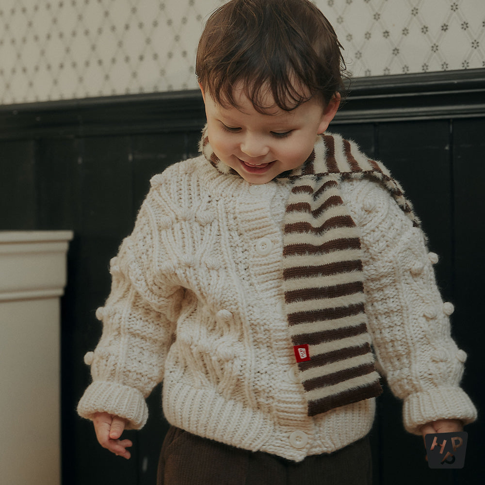 Bobo Knit Baby Cardigan