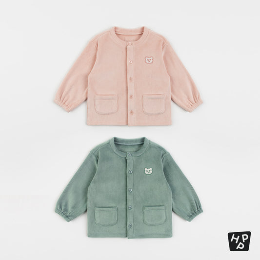 Hug double velour cardigan