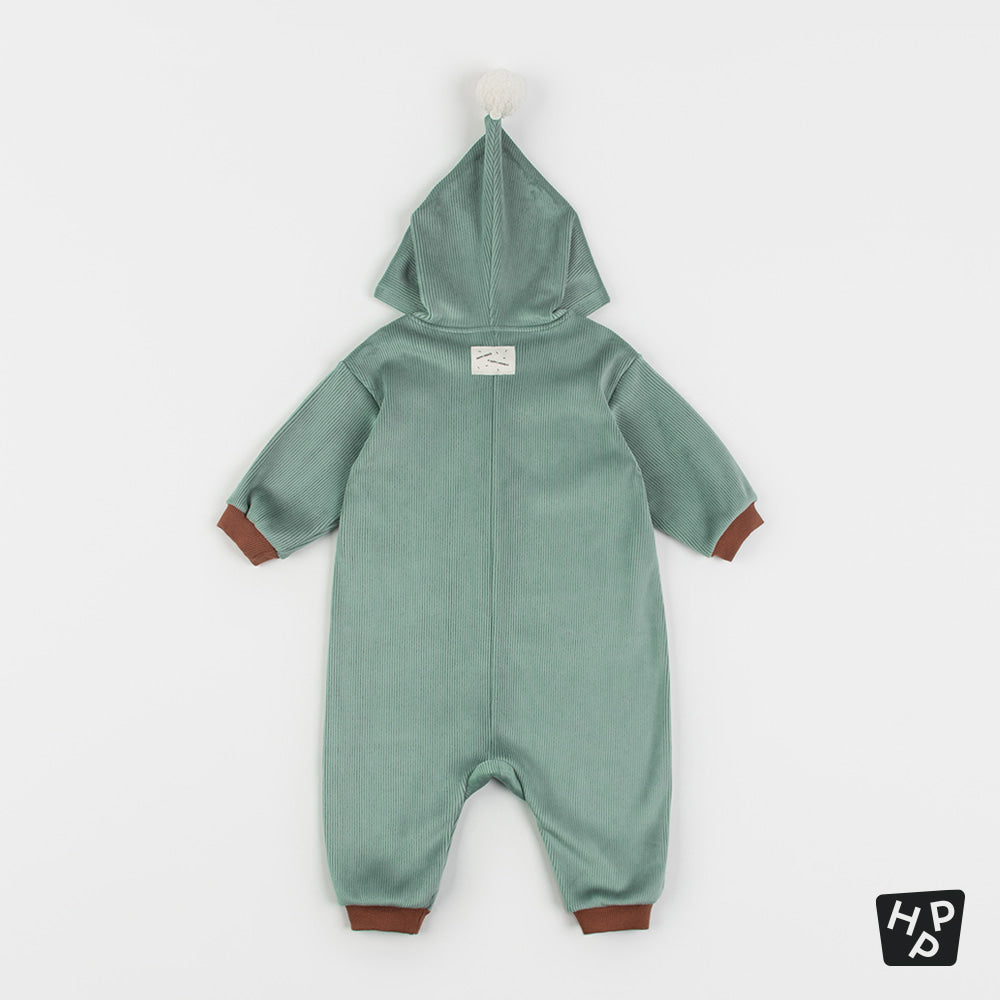 Honeydew double velour coveralls