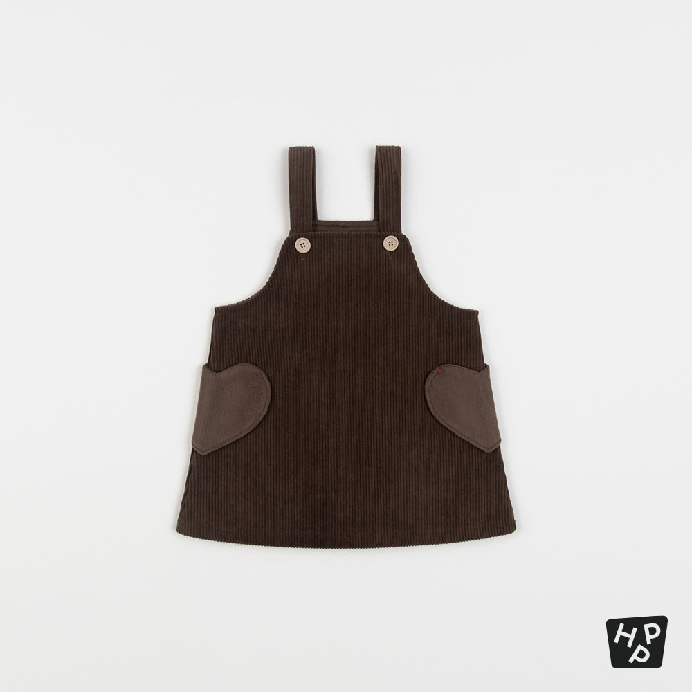 Nev Fleece Lined Corduroy Baby Dress