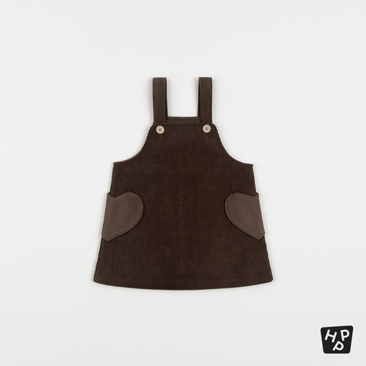 Nev Fleece Lined Corduroy Baby Dress