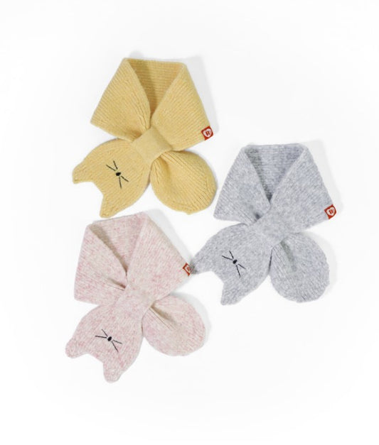 Cozy Polyester Blend Knit Muffler