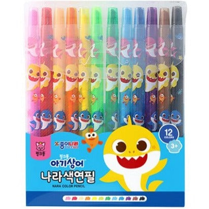 Pinkpong baby shark color pencil