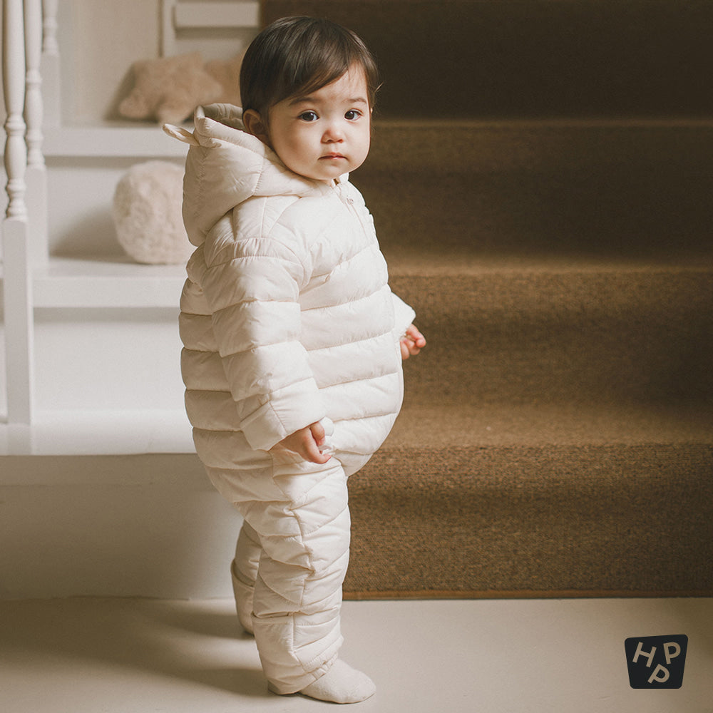 Bearboo vegan baby padded coveralls