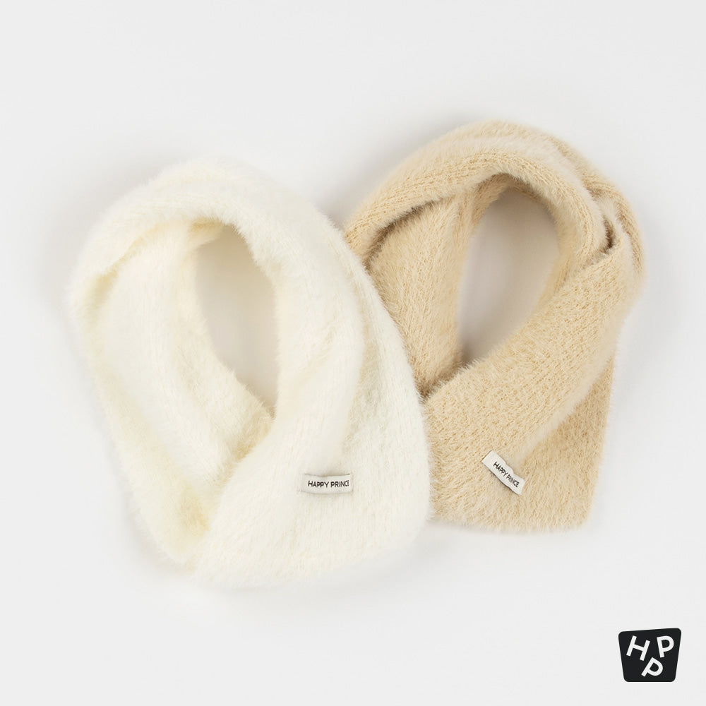 Mink Fluffy Knit Baby Muffler