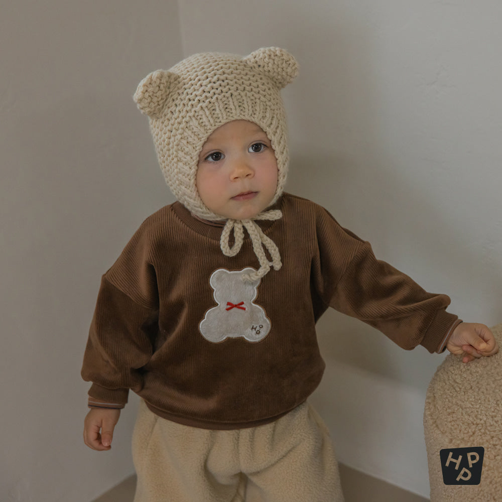 Mochabear double velour sweatshirt