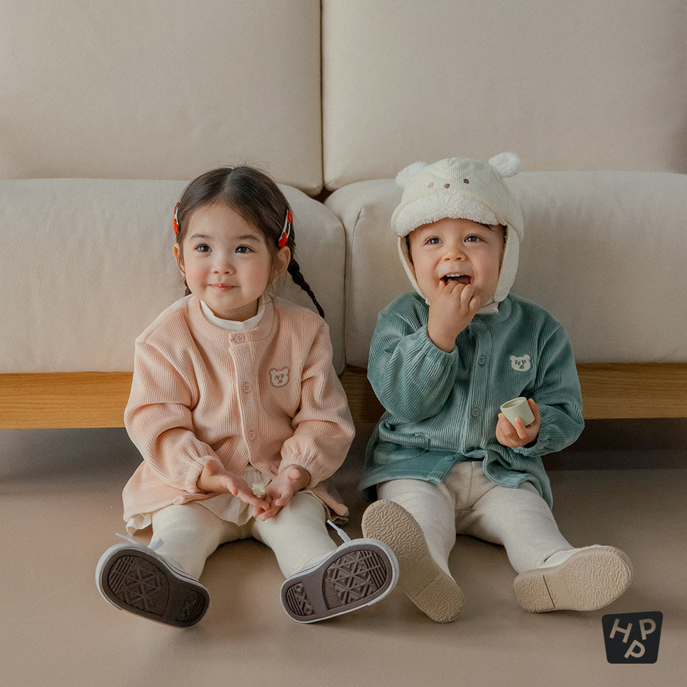 Hug double velour cardigan