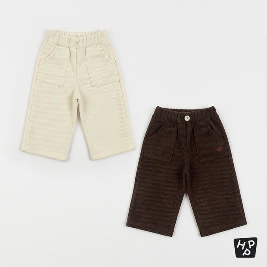 S’more Fleece Lined Corduroy Wide Pants