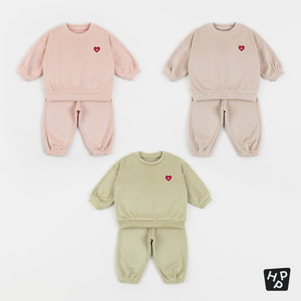 Mallow double velour top and bottom