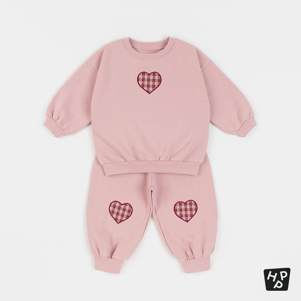 Rosyheart fleece top and bottom