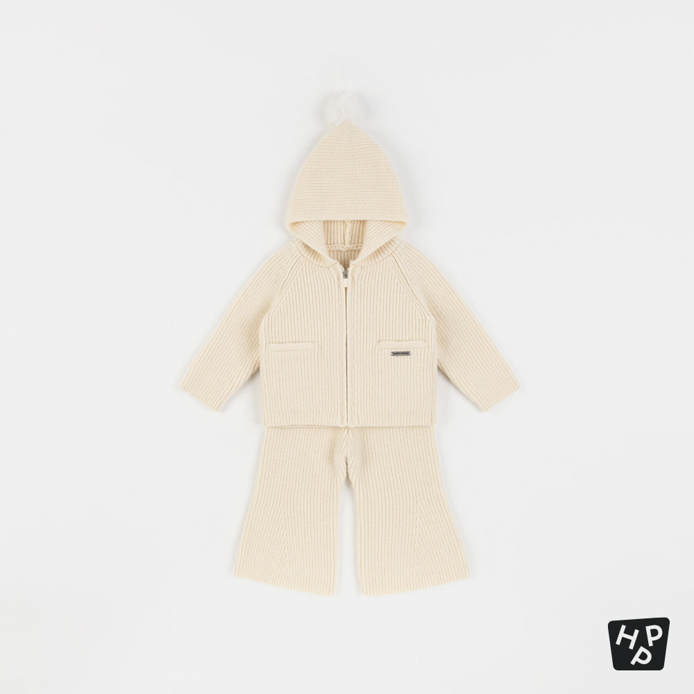 Momong Knit Baby Top and Bottom Set