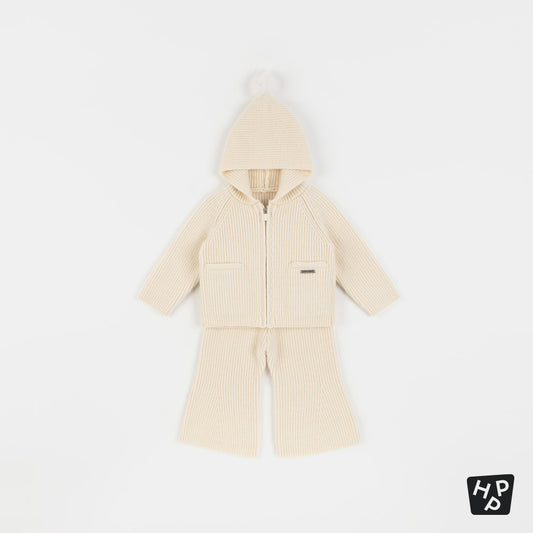 Momong Knit Baby Top and Bottom Set