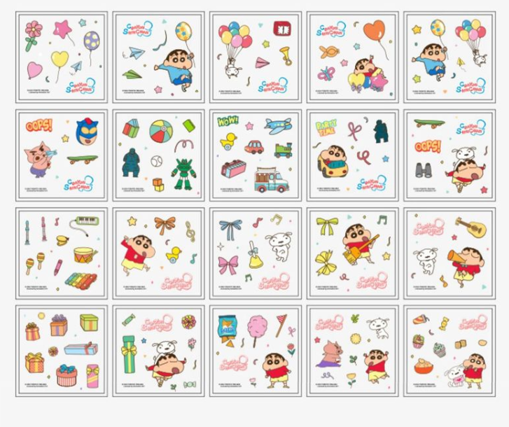 Crayon Shin Chan Sticker Set 짱구 종합 스티커 선물세트