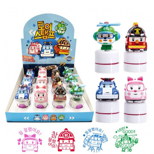 Robocar Poli Toy Stamp (Stamp Design Random)