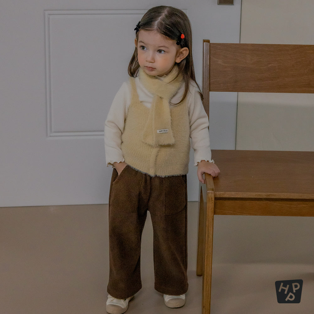 S’more Fleece Lined Corduroy Wide Pants