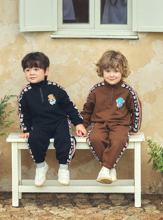 Brushed French Terry Anorak Set