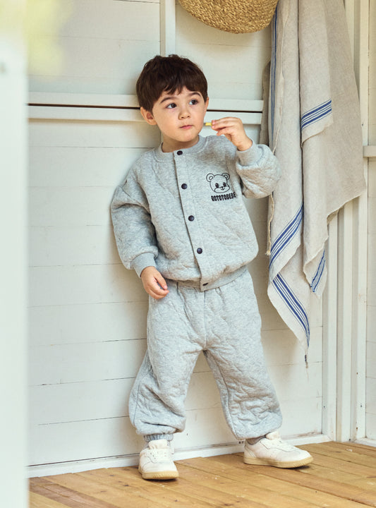 Triple Layer Point Cardigan Set