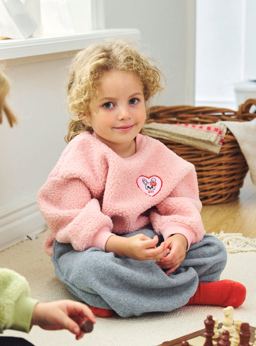 Teddy Fleece Loose Fit Sweatshirt