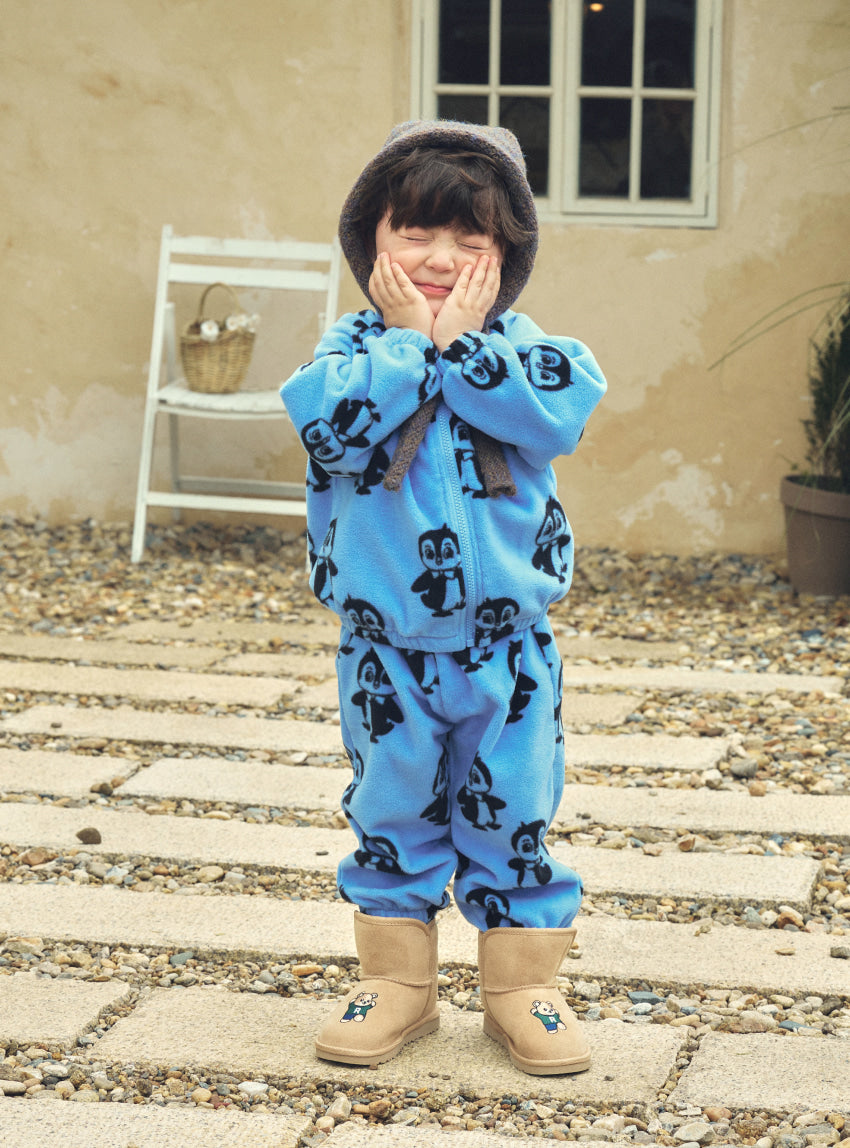 Fleece Mock Neck Full Zip Set