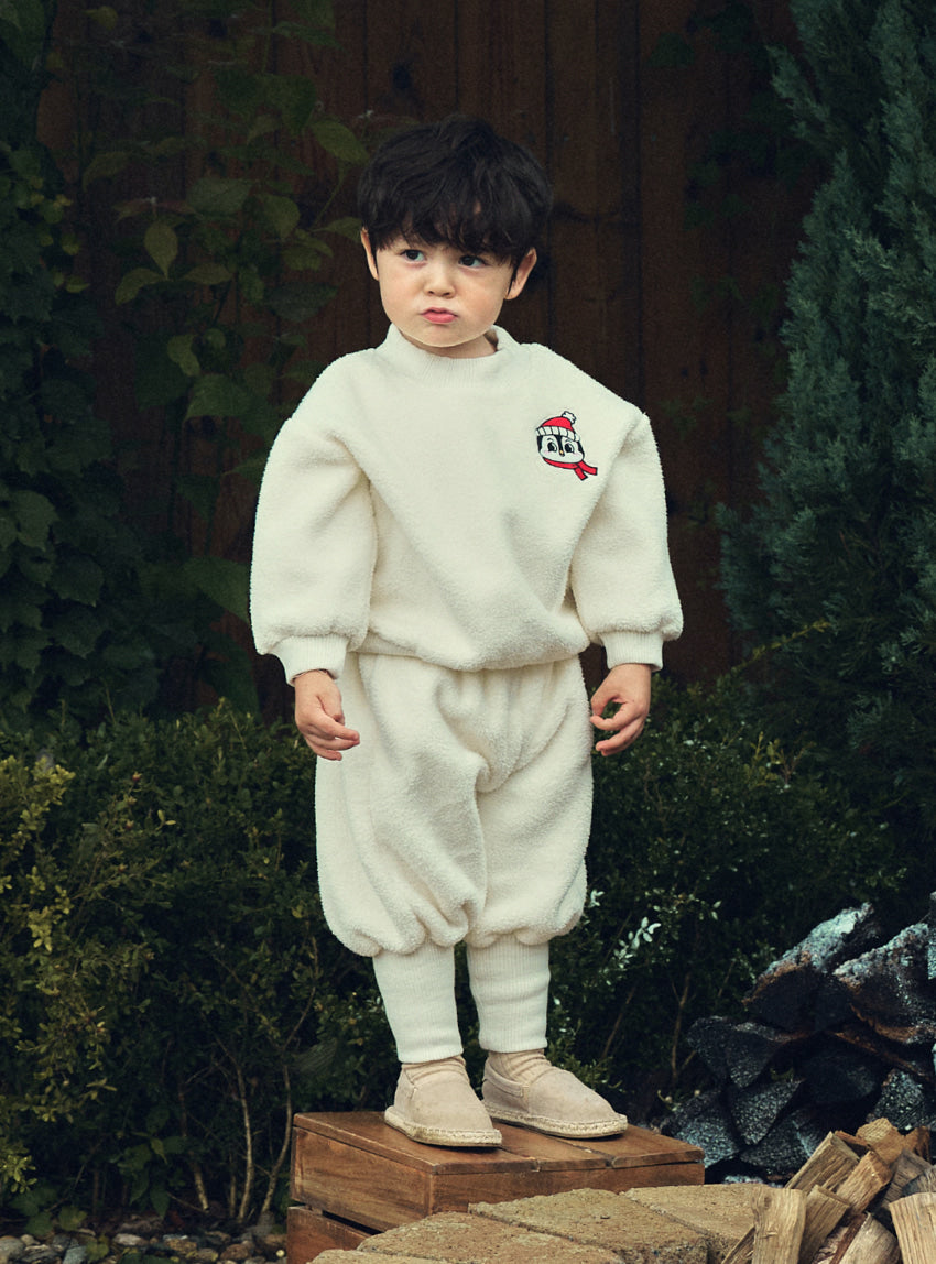 Boa Fleece Knit Rib Set