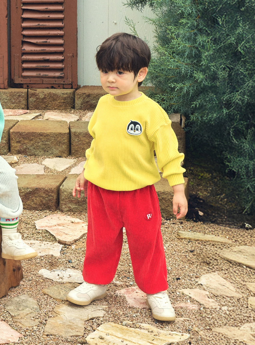 Velour Rib Cozy Two-Tone Set