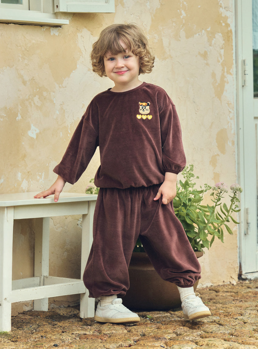 Jersey Velour Cozy Loose Fit Set