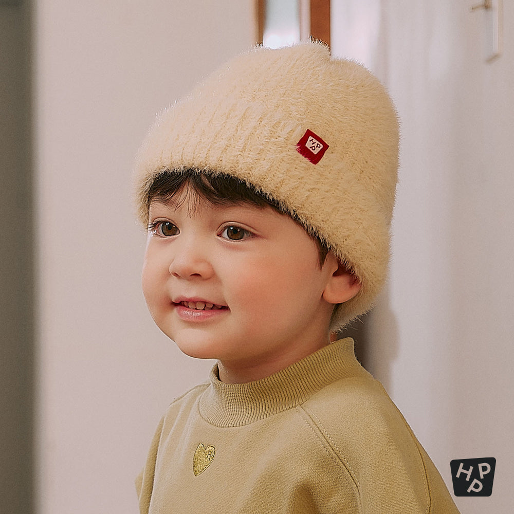 Mink Fluffy Nupy Knit Baby Beanie