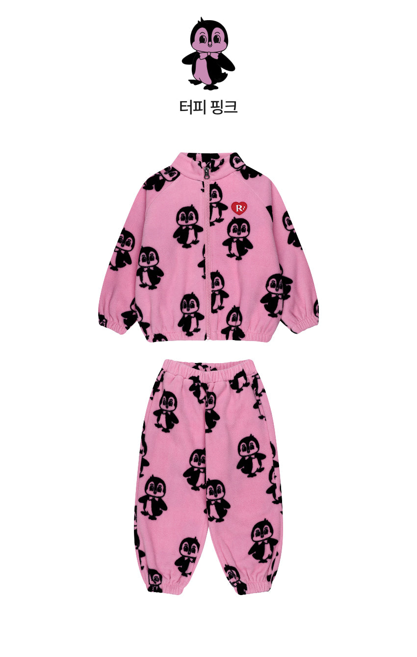 Fleece Mock Neck Full Zip Set