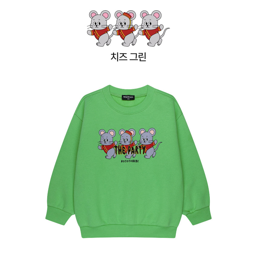 Brushed French Terry Point Detail Sweatshirt