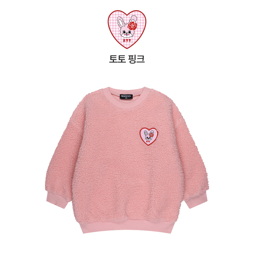Teddy Fleece Loose Fit Sweatshirt