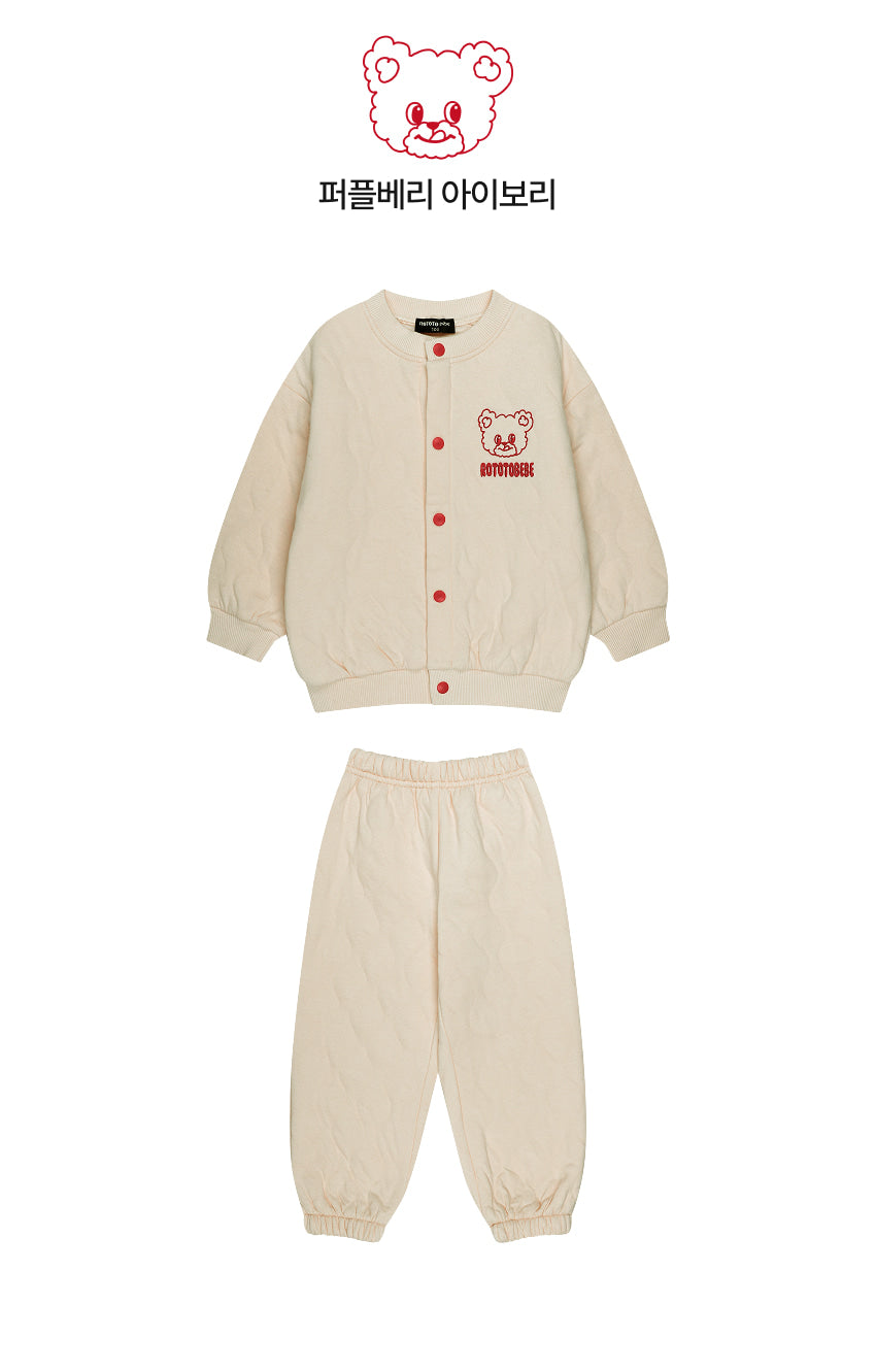 Triple Layer Point Cardigan Set