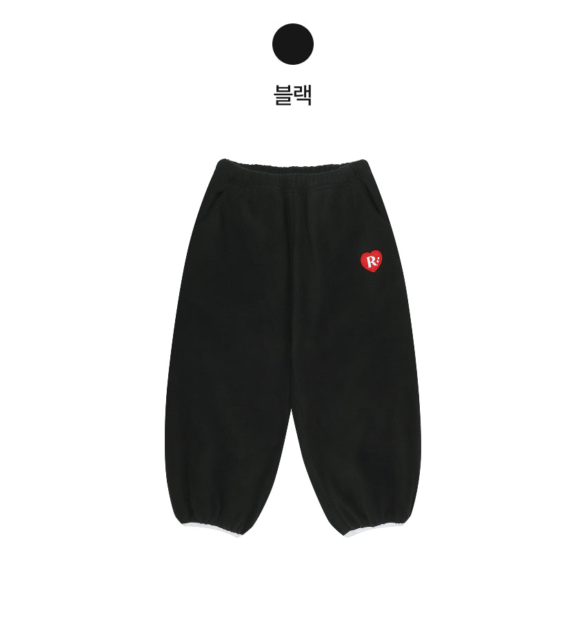 Double-Sided Fleece Loose Fit Jogger Pants