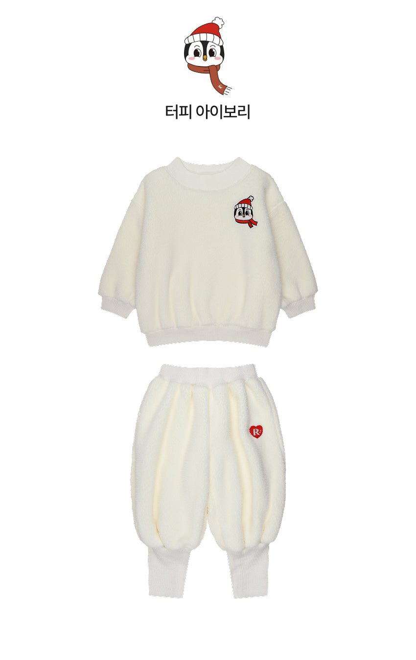 Boa Fleece Knit Rib Set