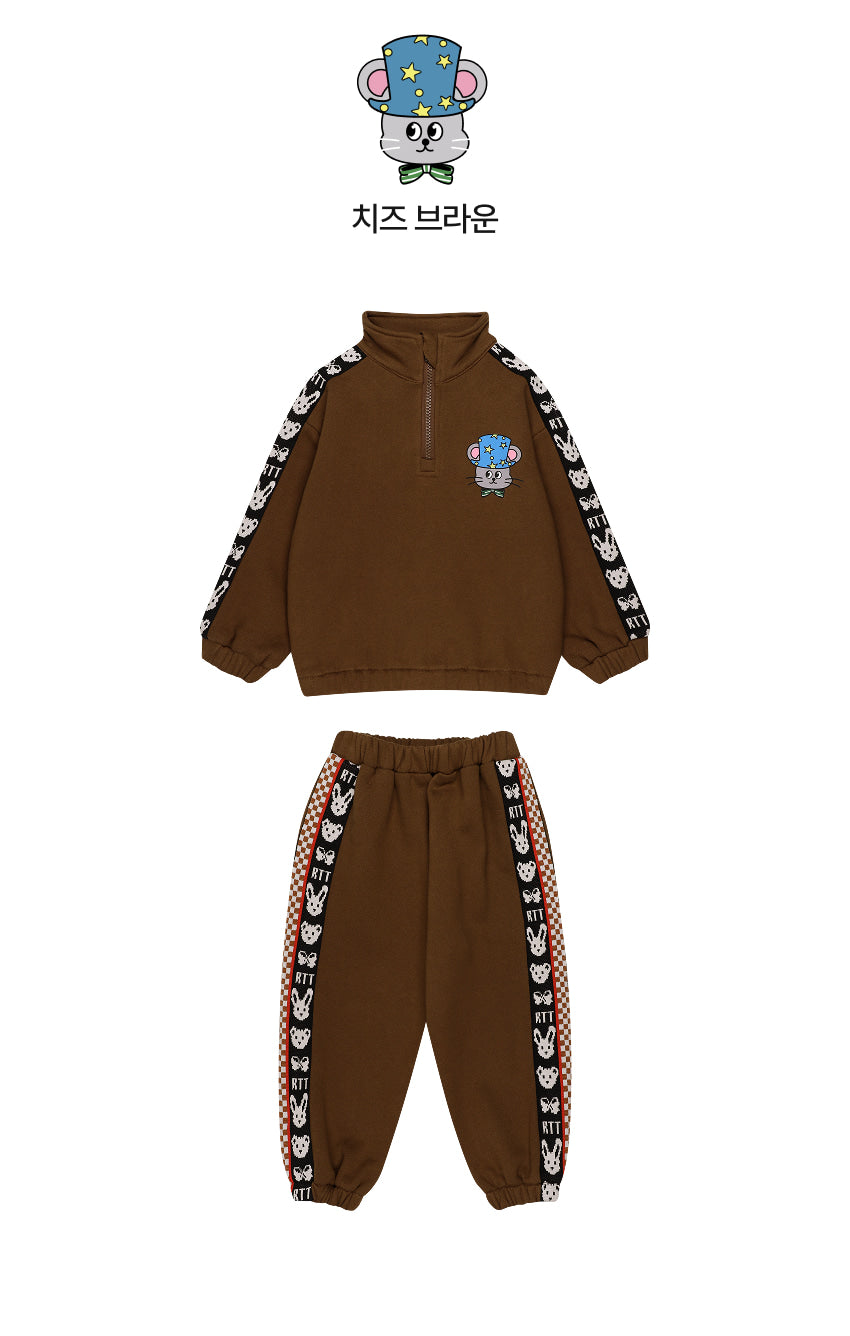 Brushed French Terry Anorak Set