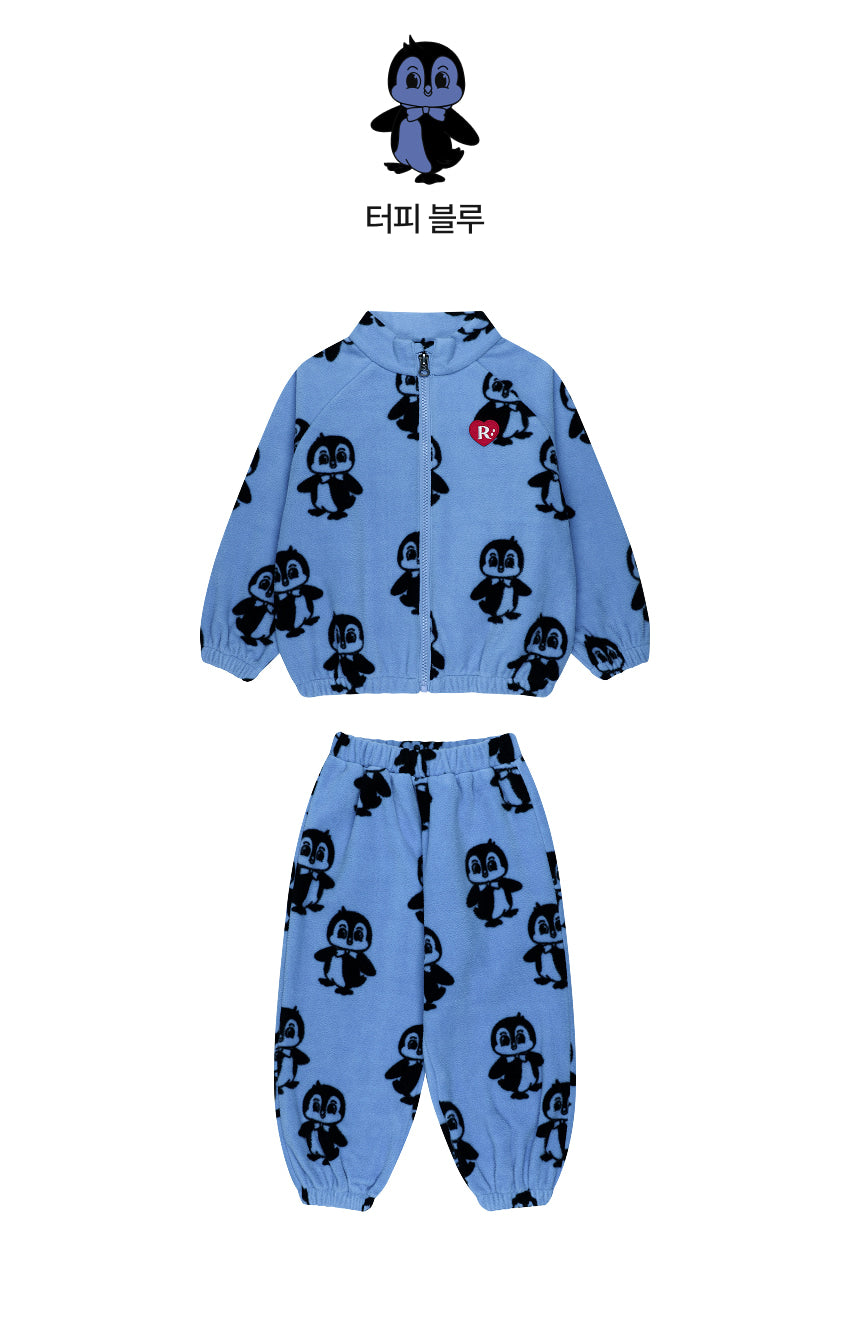 Fleece Mock Neck Full Zip Set