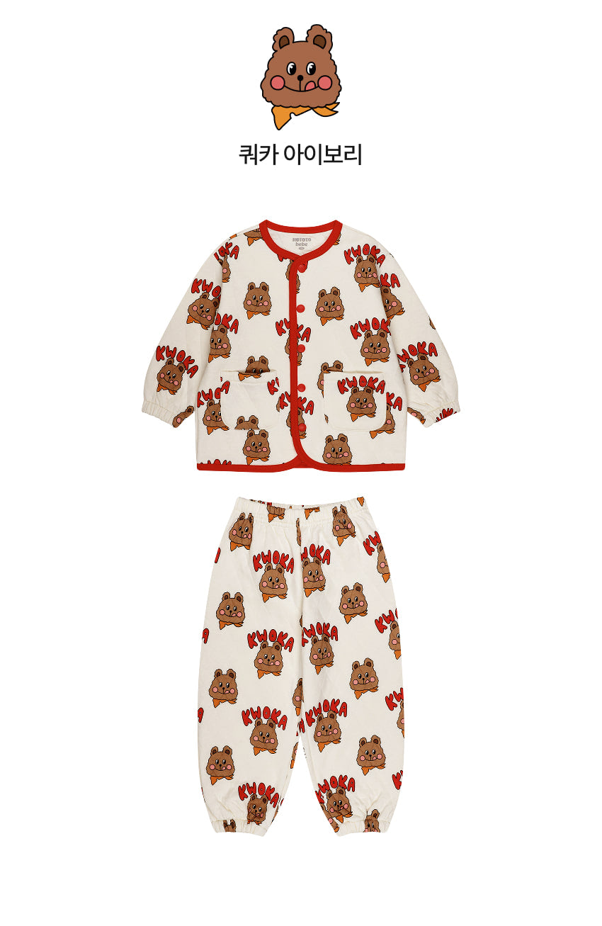 Triple Layer All-Over Baggy Pants Setup