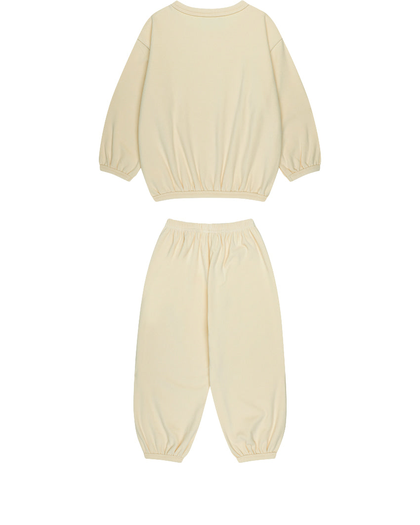 Double Brushed Fleece Point Loungewear Set