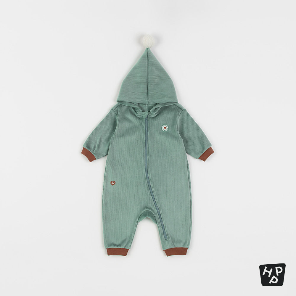 Honeydew double velour coveralls