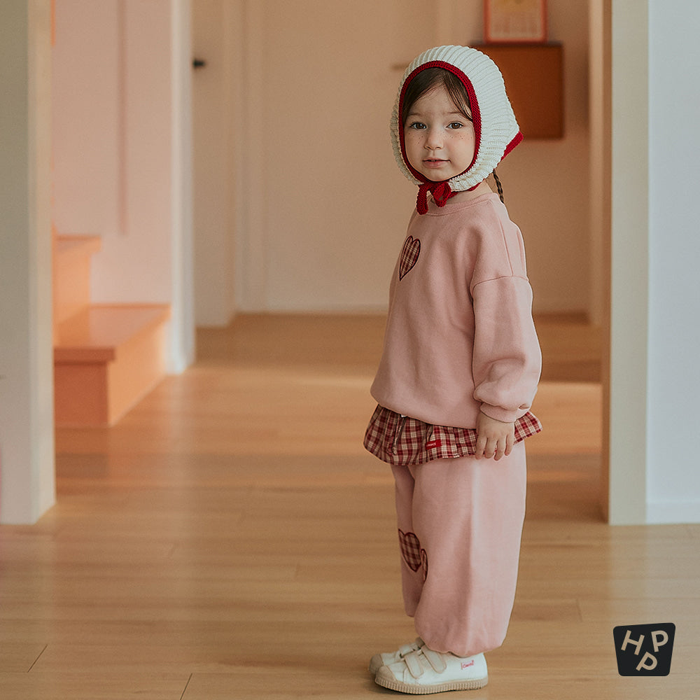 Rosyheart fleece top and bottom