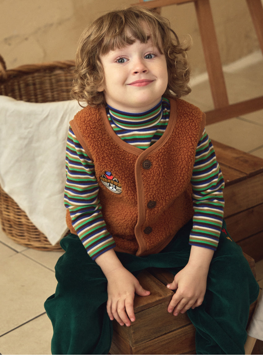 Dumble Boa Pocket Vest