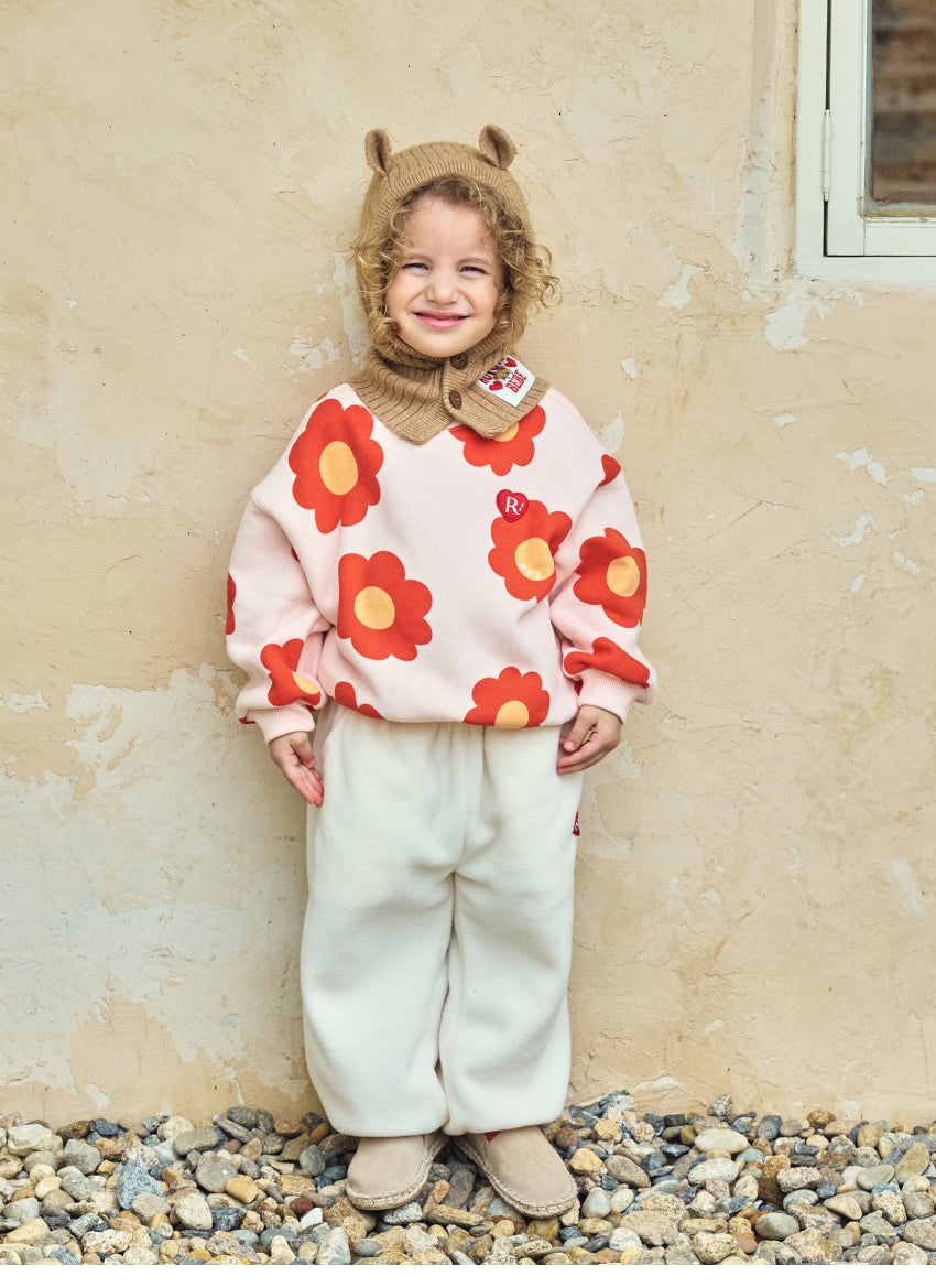 Brushed French Terry All-Over Print Sweatshirt