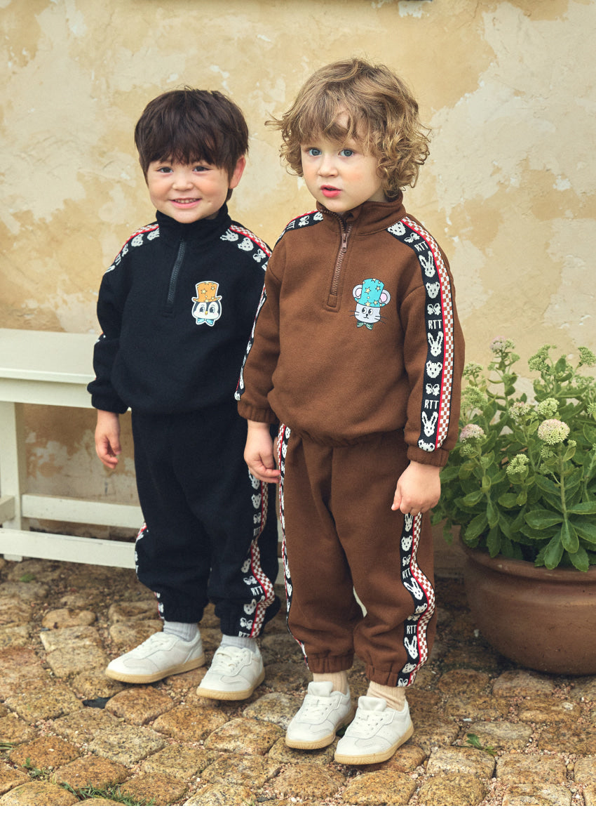 Brushed French Terry Anorak Set